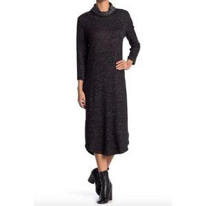 NWT Bobeau knit sweater dress with built-in face covering mask Medium